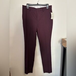 H&M Men's Deep Burgundy Dress Pants